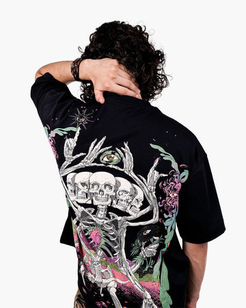 Hypnosis - Black Oversized T-Shirt
