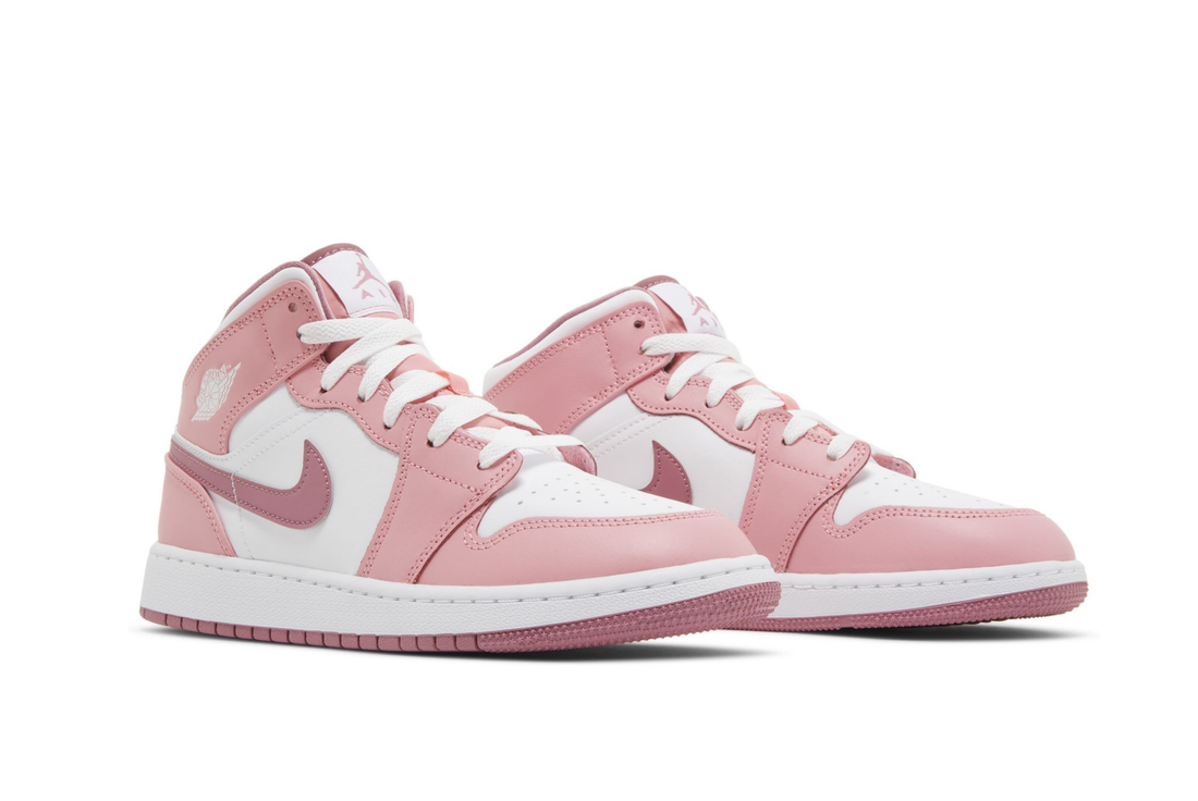 Air Jordan 1 Mid 'Pink Chalk Desert Berry'