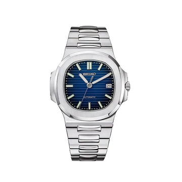 Seiko Mod Nautilus Royal Blue