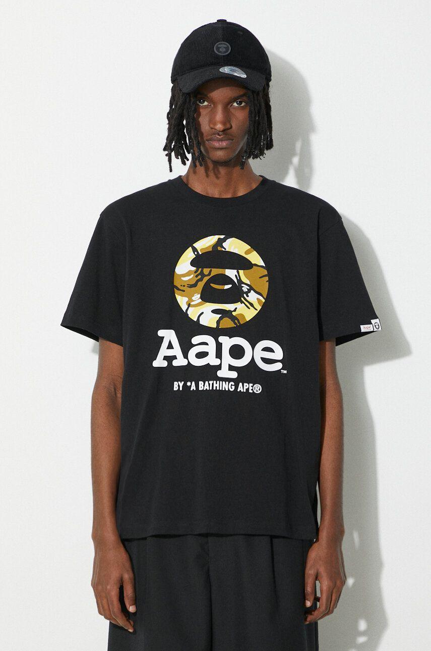 AAPE Cotton T-Shirt Regular Fit Tee