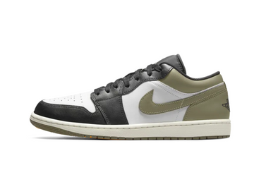 Air Jordan 1 Low 'Black Toe Medium Olive'