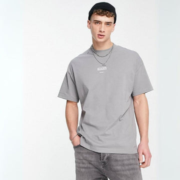 Burman logo T-shirt in gray