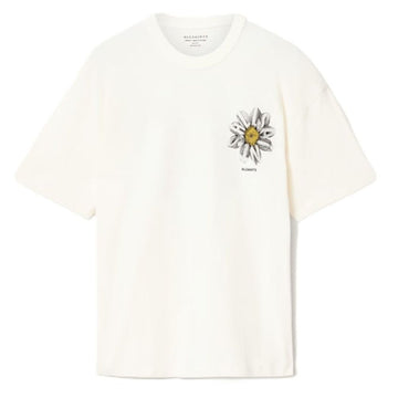 AllSaints Petals Boxy Short Sleeve Graphic T-Shirt – Chalk White