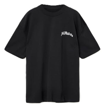 AllSaints Descent Oversized Graphic T-Shirt – Washed Black