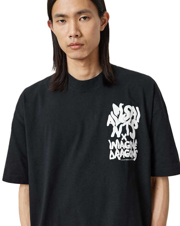 AllSaints X Imagine Dragons Drogando T-Shirt – Jet Black