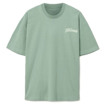 AllSaints Odyssey Oversized Short Sleeve Crew T-Shirt – Spring Green