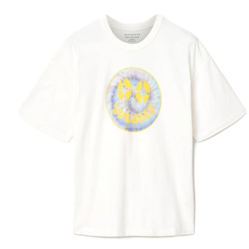 AllSaints Spun Out Boxy Short Sleeve Graphic T-Shirt – Chalk White