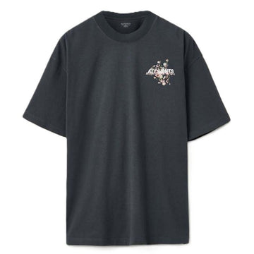 AllSaints Valen Oversized Graphic T-Shirt – Washed Black