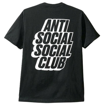Anti Social Social Club Blocked Logo Tee Black