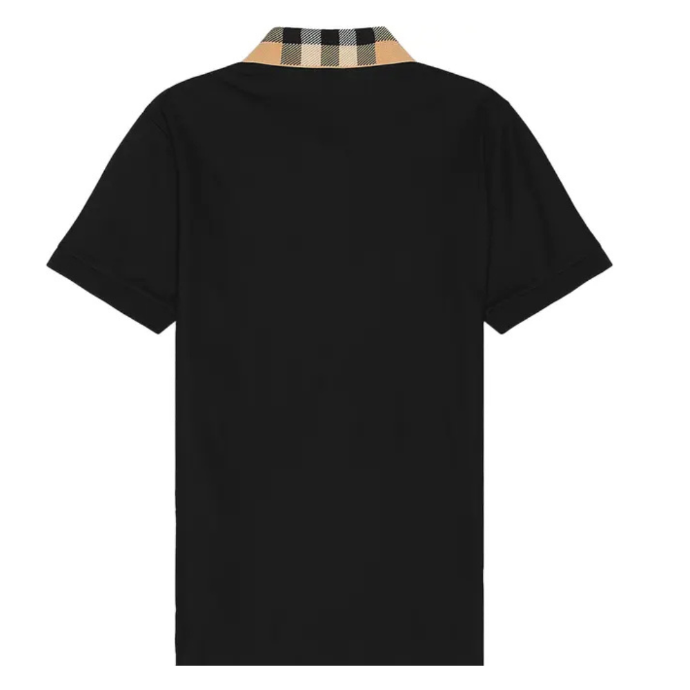 Burberry cody black cotton polo