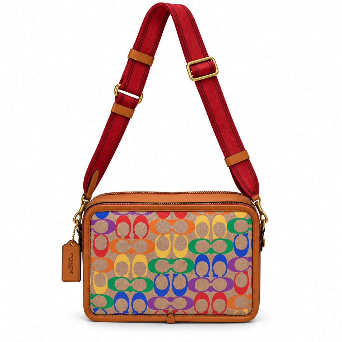 COACH Jamie Charter Signature Canvas Crossbody Bag – Multicolor