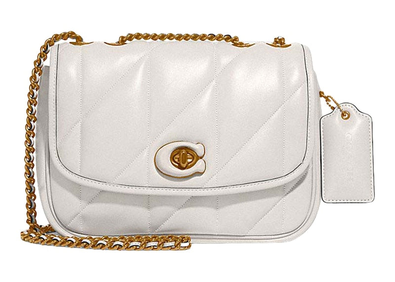 Coach Shoulder Bag With Quilting Pillow Madison 'Chalk'