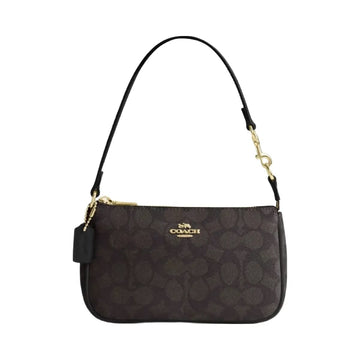 Coach Nolita 19 In Signature Canvas 'Gold/Walnut/Black'