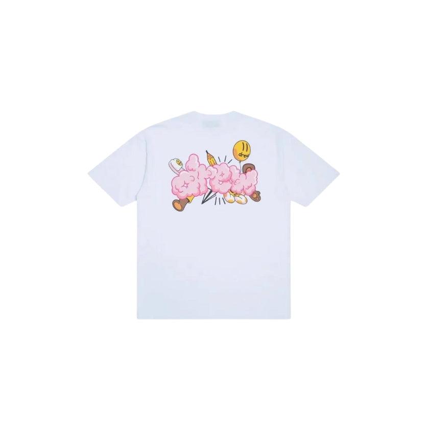 Drew House Doodle Joy SS Tee White