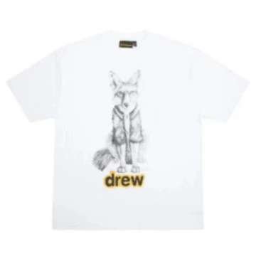 Drew House Mascot Wolf Tee – White