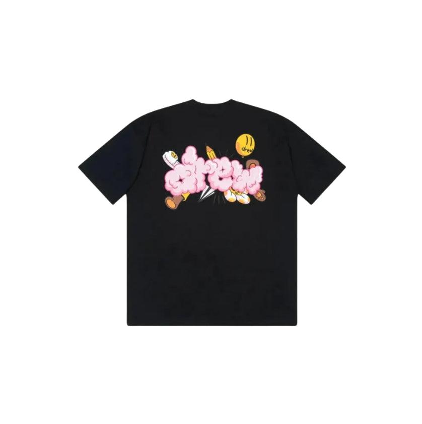 Drew House Doodle Joy SS Tee Black