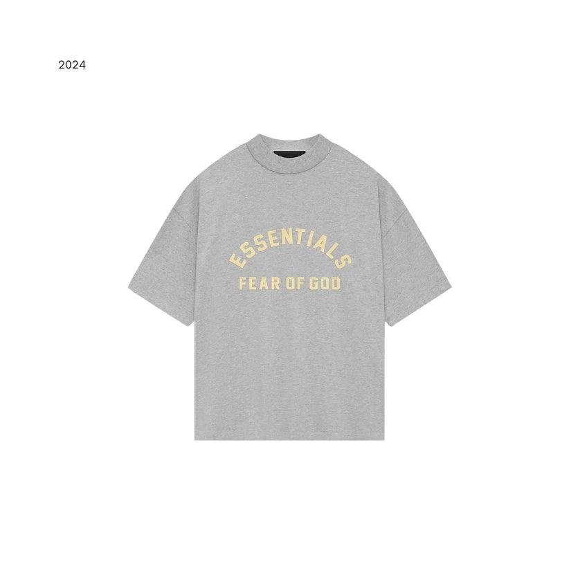 Fear of God Essentials Heavy Jersey Crewneck T-Shirt 'Light Heather Grey'