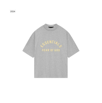 Fear of God Essentials Heavy Jersey Crewneck T-Shirt 'Light Heather Grey'