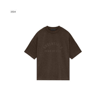 Fear of God Essentials Heavy Short-Sleeve Tee 'Heather Wood'