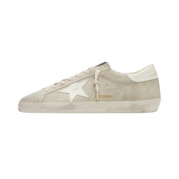 Golden Goose Super-Star Men's Sneakers – Light Gray Suede