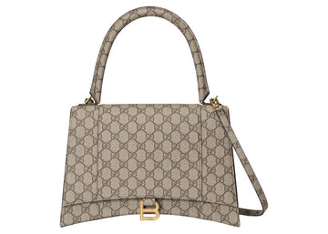 Gucci X Balenciaga The Hacker Project Medium Hourglass Bag 'Beige/Ebony'