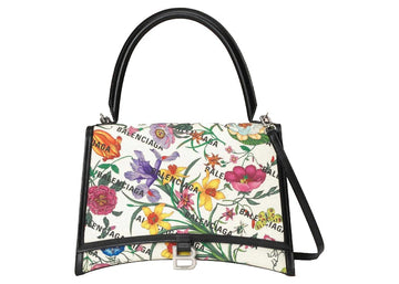 Gucci X Balenciaga The Hacker Project Medium Hourglass Bag 'White Flora'