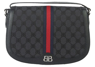 Gucci X Balenciaga The Hacker Project Medium Shoulder Bag 'Black'