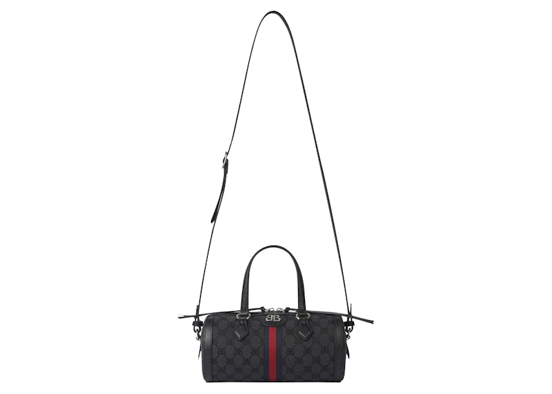 Gucci X Balenciaga The Hacker Project Small Boston Bag 'Black'