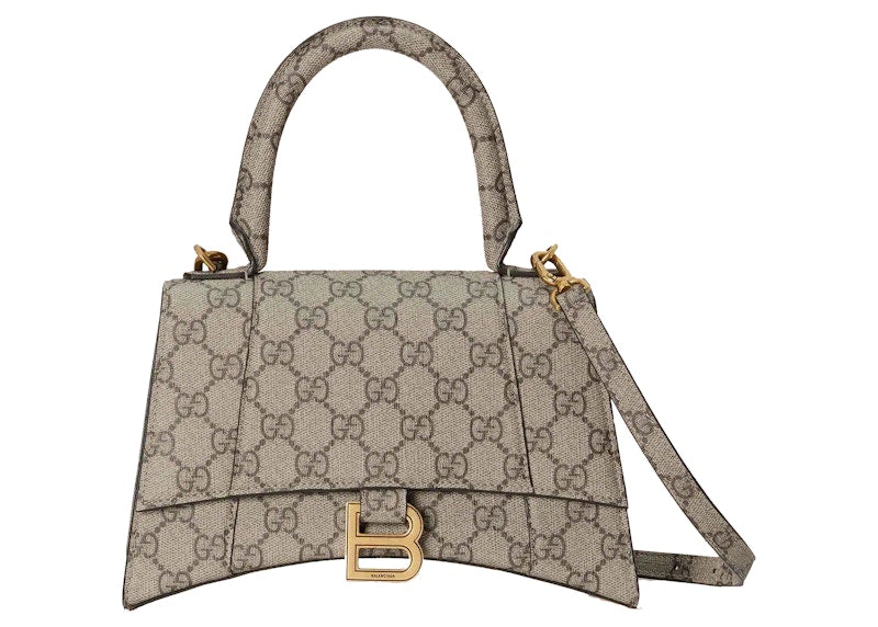 Gucci X Balenciaga The Hacker Project Hourglass Bag 'Beige/Ebony'