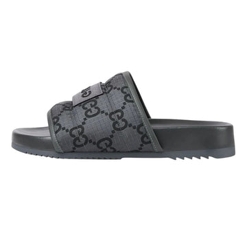 Gucci GG Slide Sandal “GG Monogram – Grey Black”