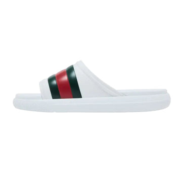 Gucci Web Slide Sandal “White Green Red”