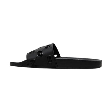 Gucci Women’s Rubber GG Slide “Black”
