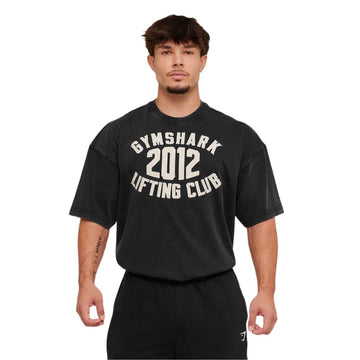 Gymshark 2012 Lifting Club T-Shirt - Black