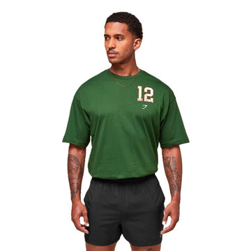 Gymshark Collegiate Graphic T-Shirt – Athletic Green