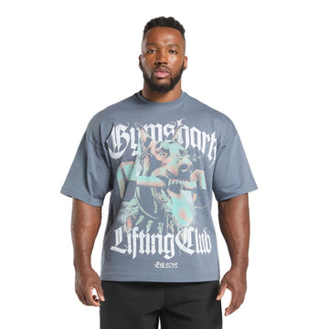 Gymshark Doberman Graphic T-Shirt – Iron Blue