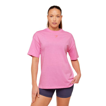 Gymshark Power Oversized T-Shirt – Pink