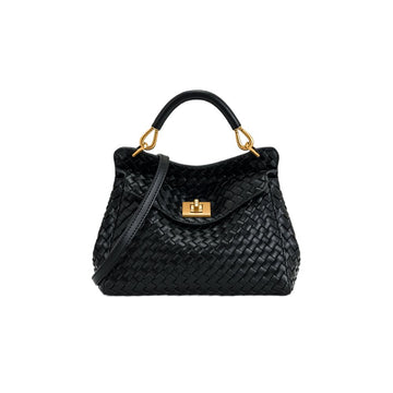 JW PEI Lucia Classic Top Handle Woven Bag