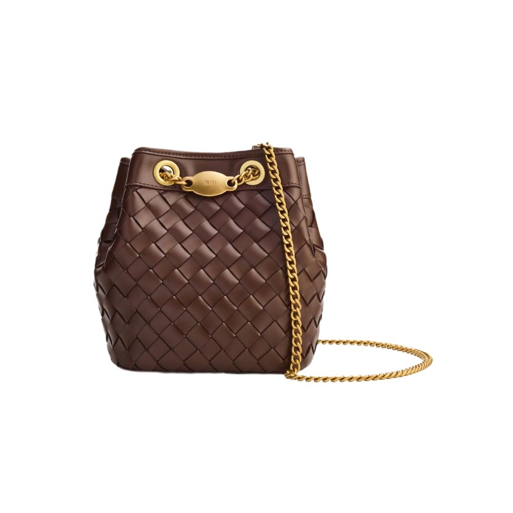 JW PEI Yara Hand-Woven Bucket Bag