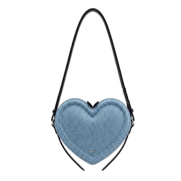 JW PEI Arlene Heart Shaped Crossbody Bag – Light Blue Denim