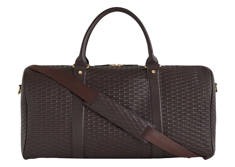 Kith Monogram Leather Duffle Bag 'Incognito'