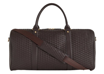 Kith Monogram Leather Duffle Bag 'Incognito'