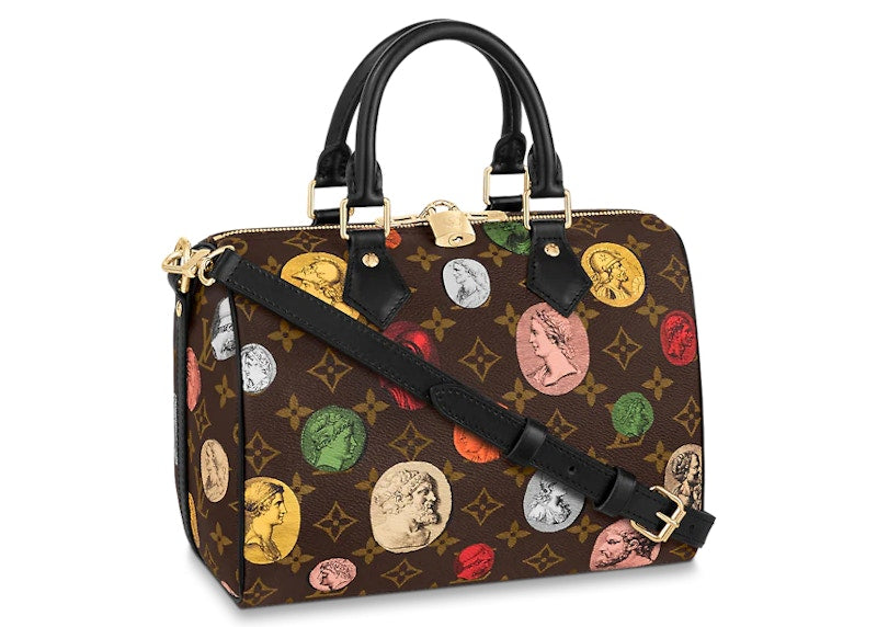 Louis Vuitton X Fornasetti Speedy Bandouliere 25 Monogram Cameo 'Brown'