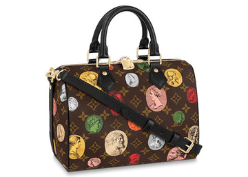 Louis Vuitton X Fornasetti Speedy Bandouliere 25 Monogram Cameo 'Brown'