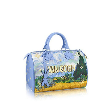 Louis Vuitton X Jeff Koons Speedy Vincent Van Gogh Masters 30 'Lavender Multicolor'