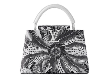 Louis Vuitton X Yayoi Kusama Kusama Capucine Mm 'Black/White'