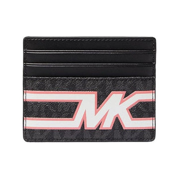 Michael Kors Cooper Graphic Logo Tall Card Case - Black Multi