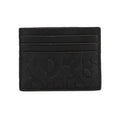 A black leather cardholder wallet featuring an embossed 'MORSE' logo on the front, set against a plain white background.