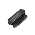 Black wallet on a white background