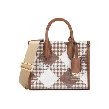Michael Kors Mirella XS Sequined Crossbody Bag Luggage