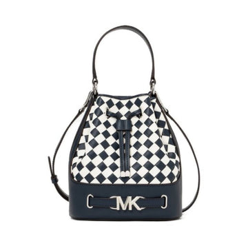 Michael Kors REED Belted Bucket Crossbody Medium – Navy